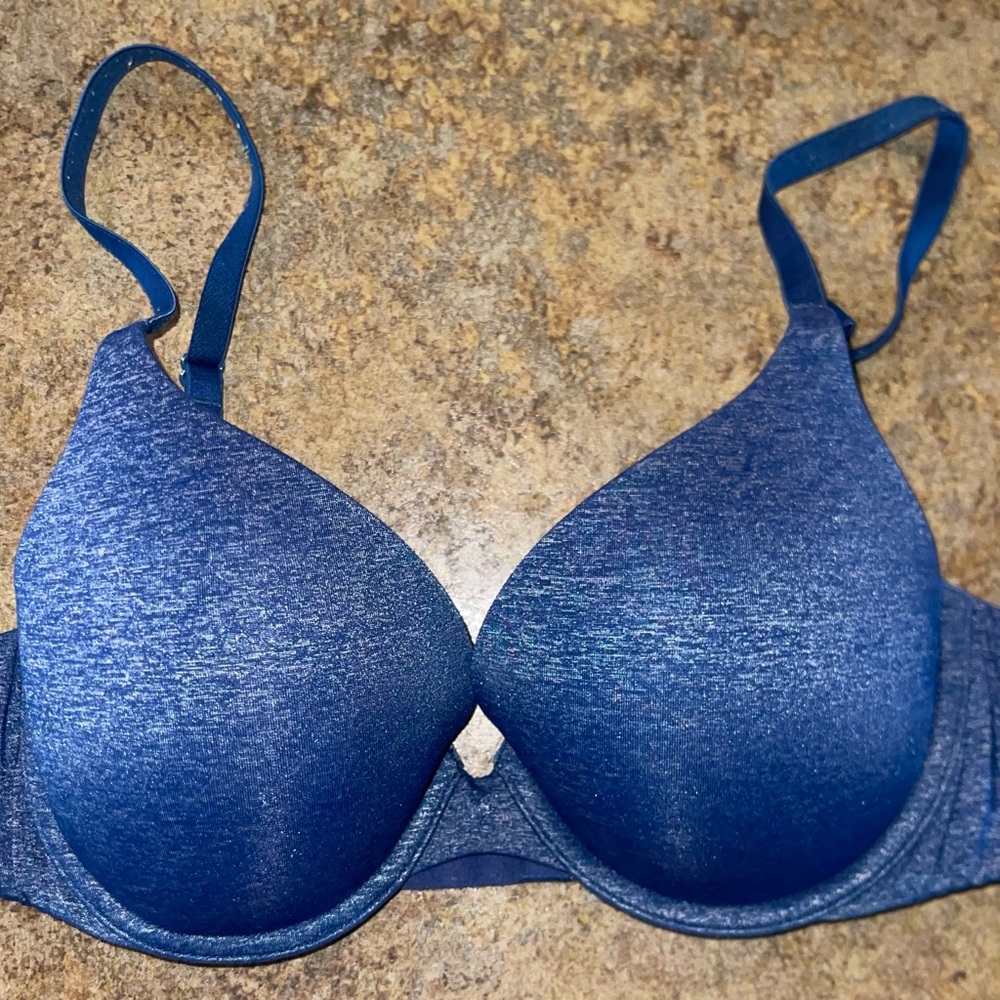 Victoria's Secret Blue Push Up Bra Size 36B